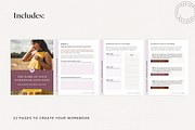 Melanie Workbook + Checklists Canva, a Magazine Template by The Canva Template Shop (Thumbnail 3 of 5)