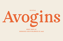 Avogins - Serif Display