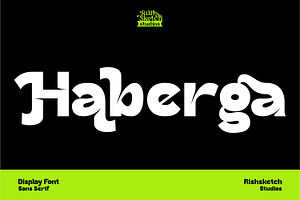 Haberga - Sans Serif Display Font