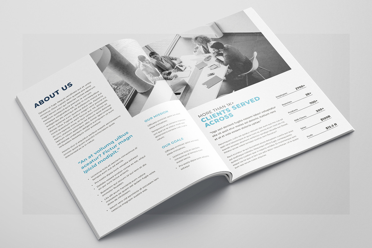 Company Profile, Business Profile, a Brochure Template by Niofix (Photo 2 of 6)