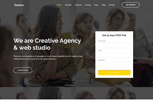 Dealarc - Landing Page Template