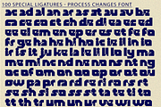 Process Changes - Funky Font, a Sans Serif Font by 177Studio (Thumbnail 8 of 8)