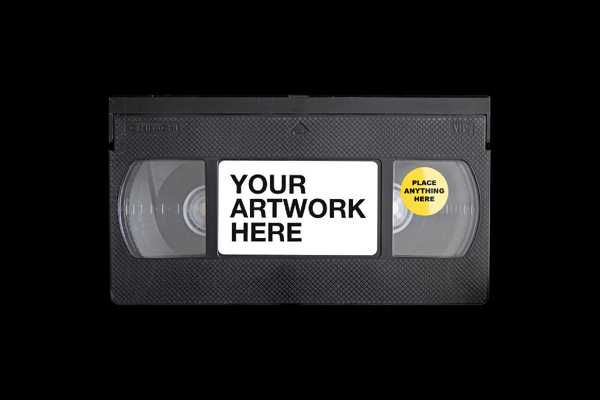 VHS Cassette Vintage Old Mockup, a Product Mockup by TuomoDesign (Photo 2 of 3)