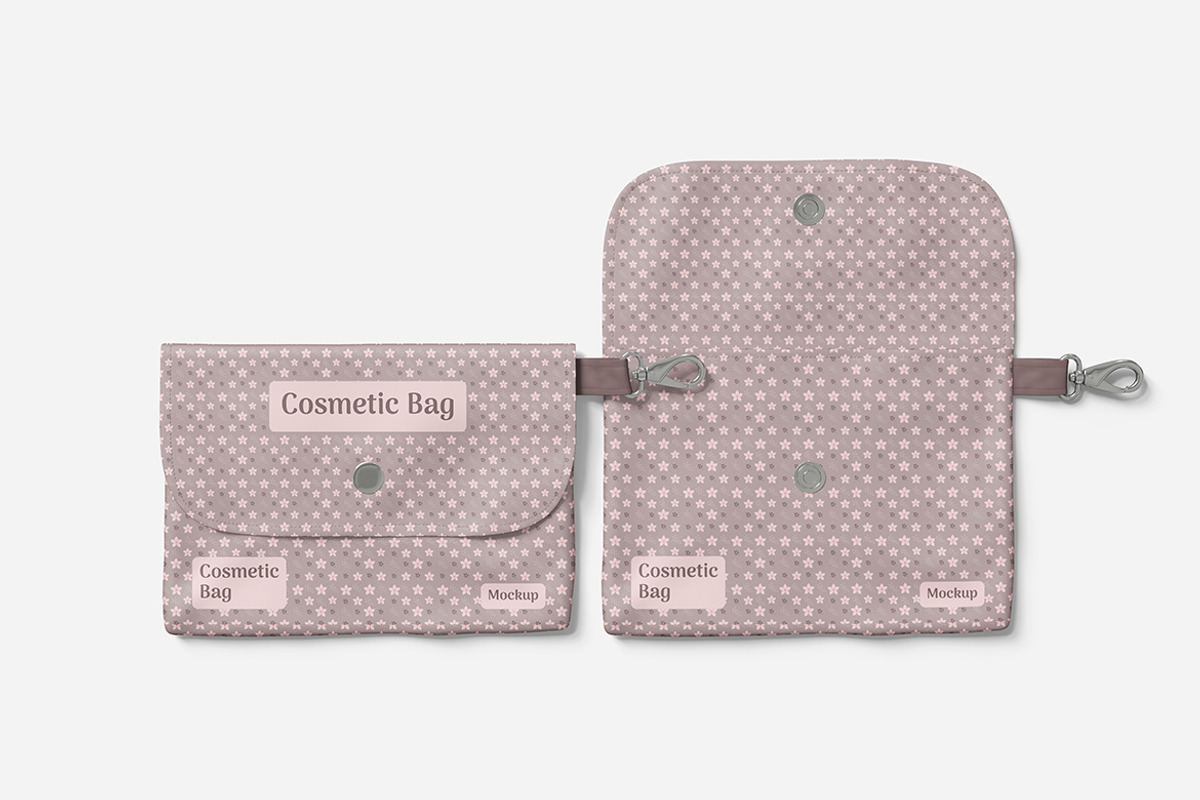Cosmetic Bag Mockup PSD, an Advertising Mockup by Indah (Photo 6 of 6)