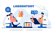 18 Laboratory Science Illustration, a Healthcare Illustration by denayunebgt (Thumbnail 6 of 6)