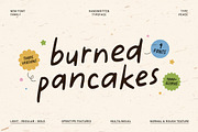 BURNED PANCAKES | Handwritten Font, a Handwritten Font by type peace (Thumbnail 1 of 16)
