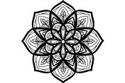 Minimal Black Lotus Mandala, a Decorative Illustration by Designer_Momina (Thumbnail 21 of 21)