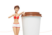 35 Promo Mock-Ups w/ Swimsuit Jenny, an iPad Mockup by Oleg Ribar (Thumbnail 8 of 30)