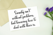 Straight Script, a Handwritten Font by InermediaSTUDIO (Thumbnail 6 of 8)