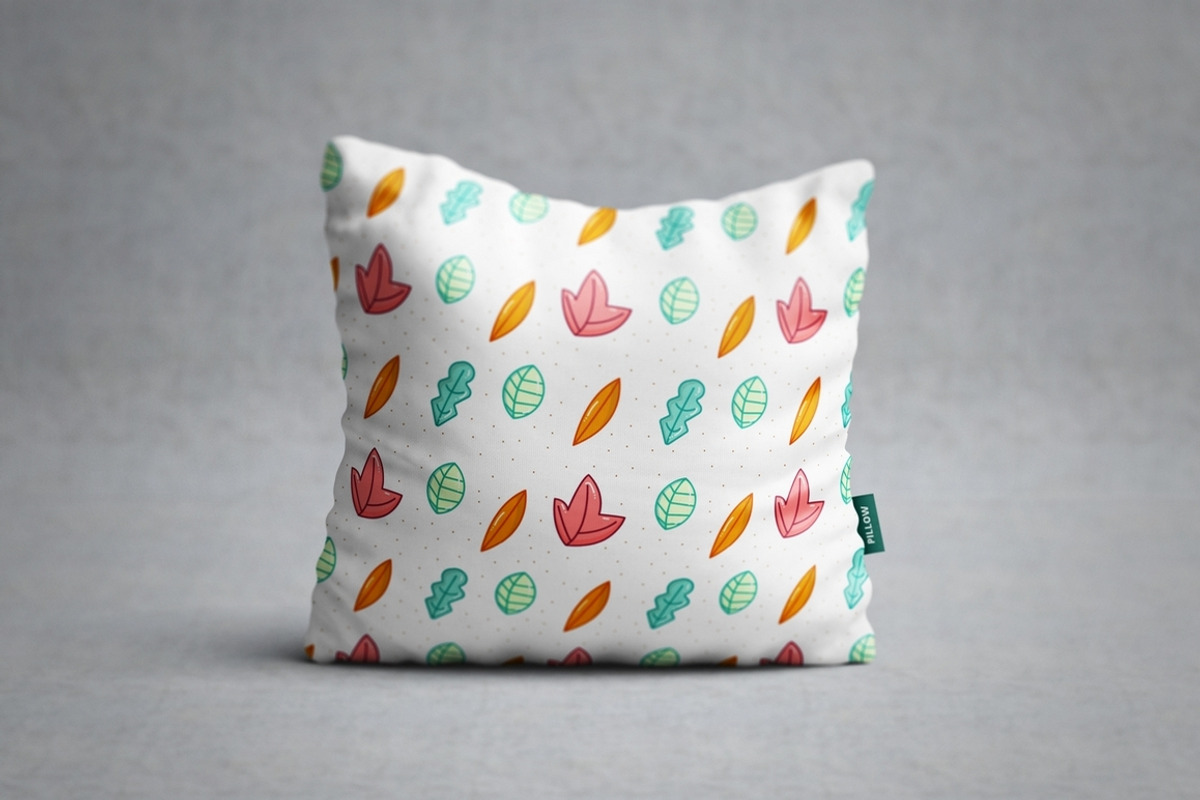 Square Pillow Mock-Up, an Apparel Mockup by MassDream (Photo 5 of 11)