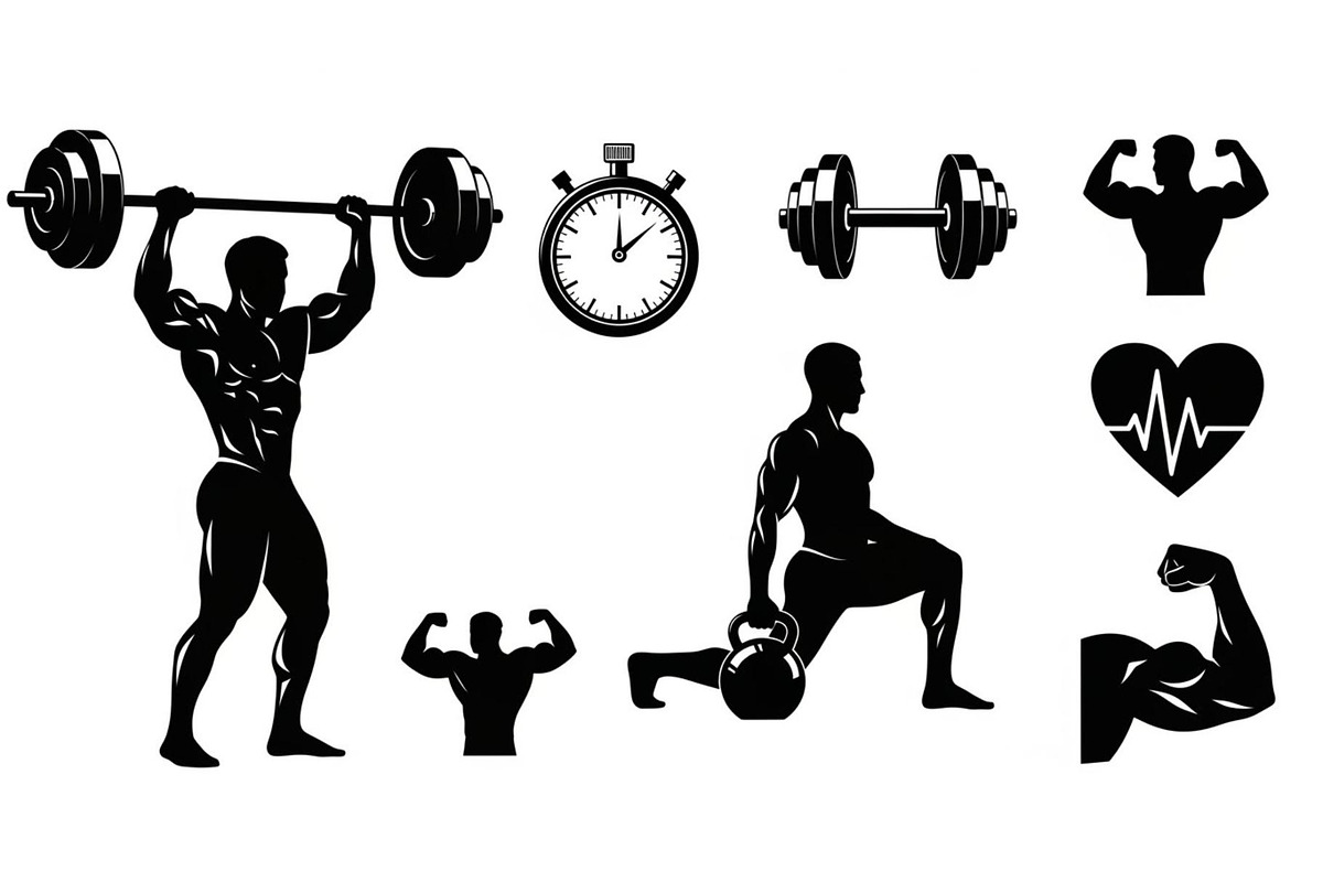 Ultimate Fitness Gym Vector Bundle, an Illustration by Creativeshirt (Photo 43 of 51)