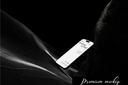 Black iPhone 14 Pro Mockups, an iPhone Mockup by PremiumMockup (Thumbnail 6 of 6)