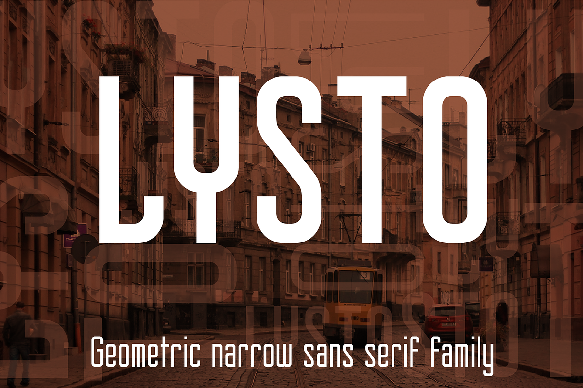 Lysto font family, a Sans Serif Font by vlad.berla (Photo 1 of 7)