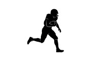 Football Soccer Silhouette Bundle, an Illustration by hafijul (Thumbnail 7 of 51)