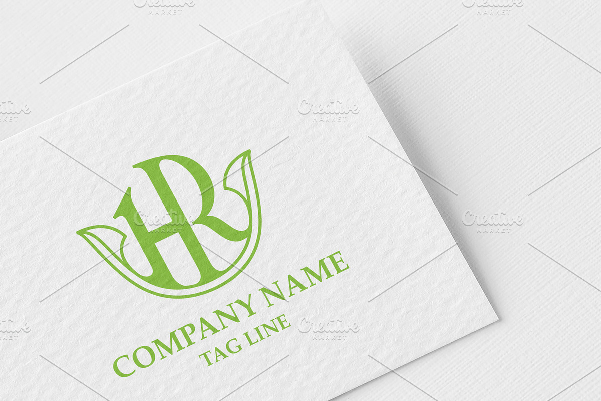 HR Fashion logo Template Editable, a Branding & Logo Template by MadeByShahbaz (Photo 2 of 2)