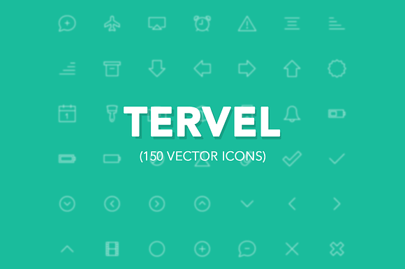 Tervel Vector Stroke Icons Ios7