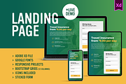 Landing Page Template (Adobe XD), a Landing Page Template by Better Be a Designer (Thumbnail 1 of 5)