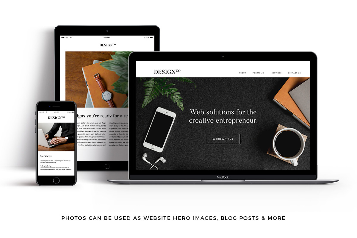 Masculine Desktop Stock Photo Bundle, a Business Photo by Moyo Studio (Photo 2 of 13)