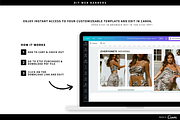 Canva Web Banner Kit, a Shopify Template by VVC Studio (Thumbnail 8 of 9)