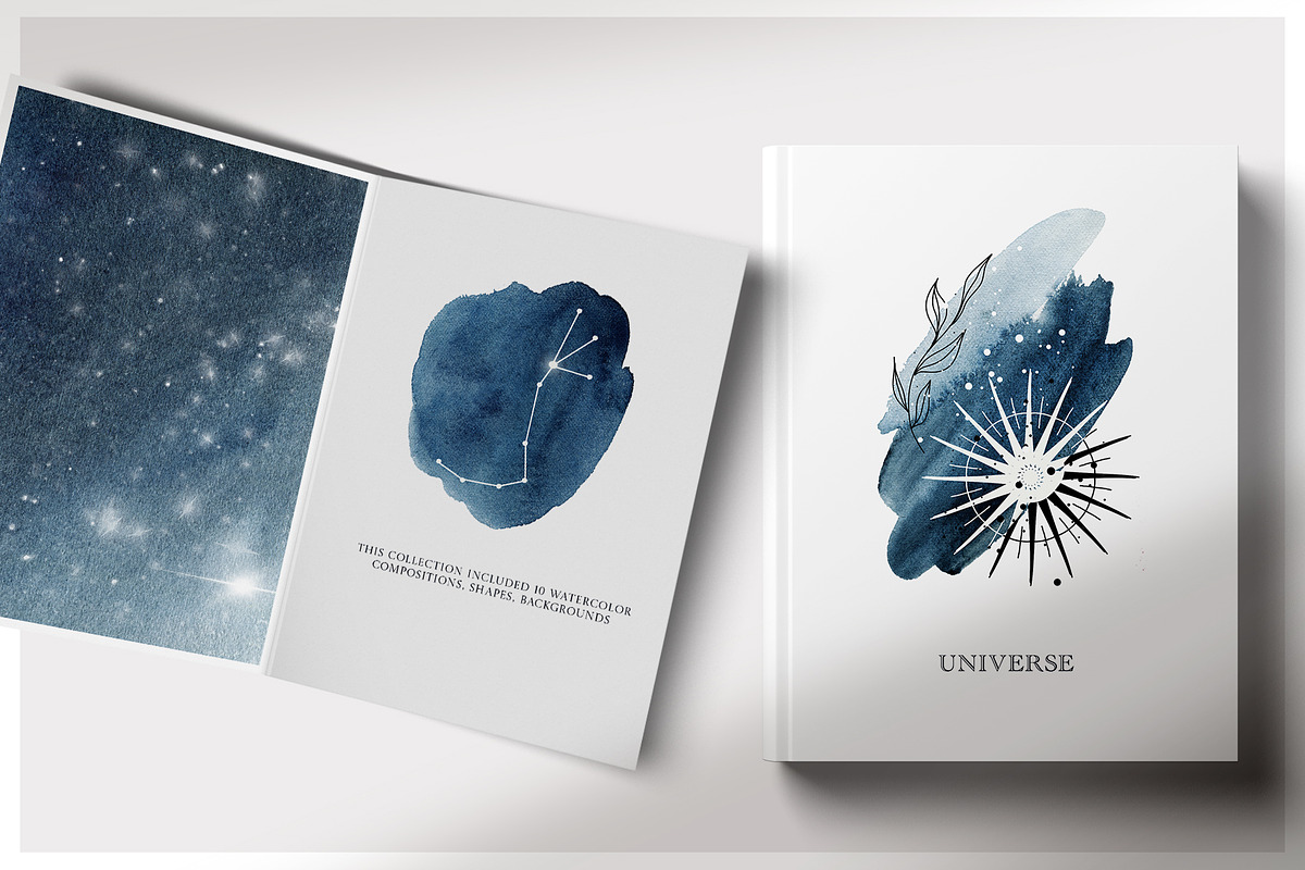 Star Constellation Zodiac watercolor, a Texture Illustration by Velvet Paper Studio (Photo 8 of 9)
