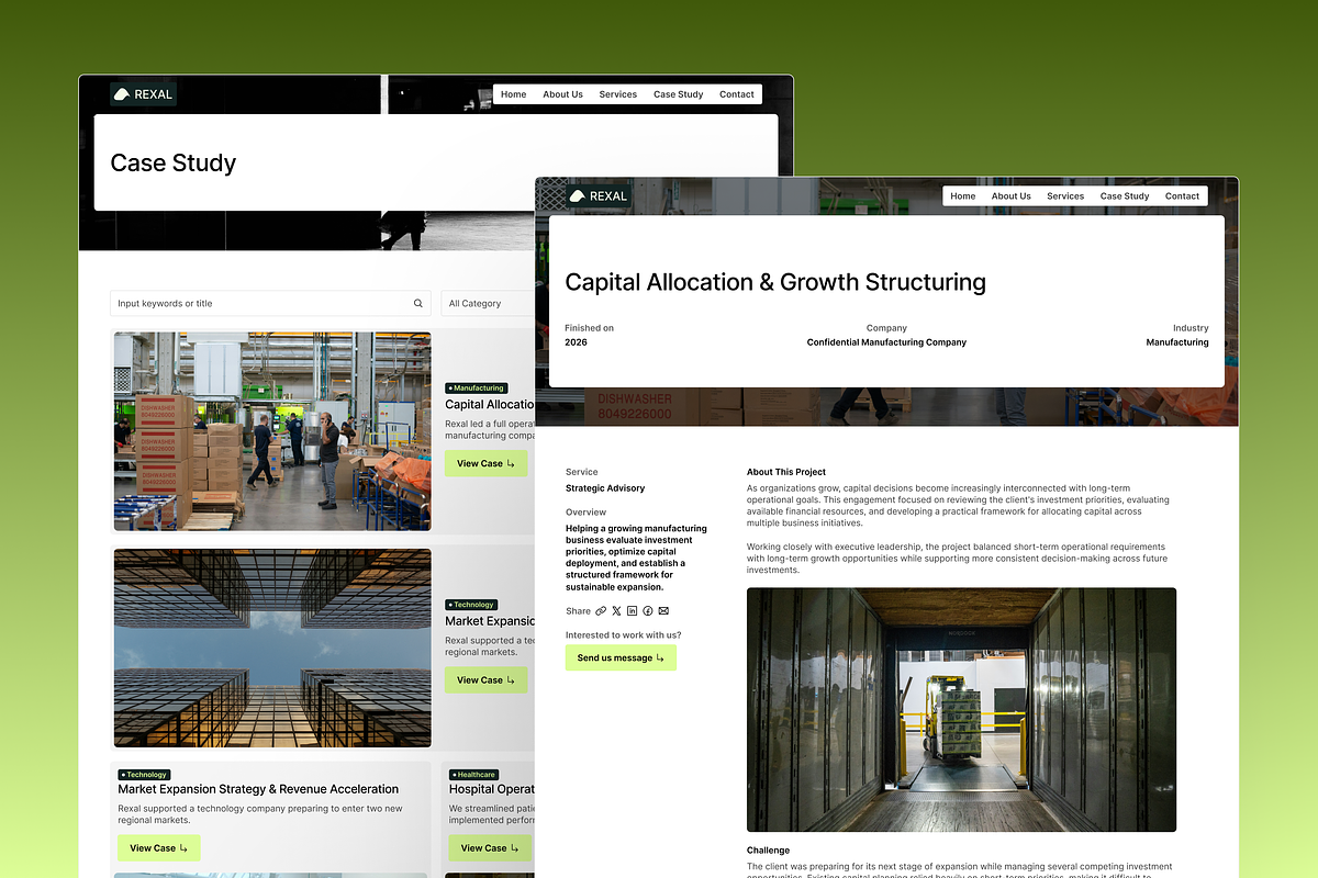 Business Advisory Figma Template, an UI Kit Template by Rozepaars Design