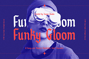 Funky Gloom - Fancy Blackletter, a Blackletter Font by Invasi Studio (Thumbnail 1 of 11)