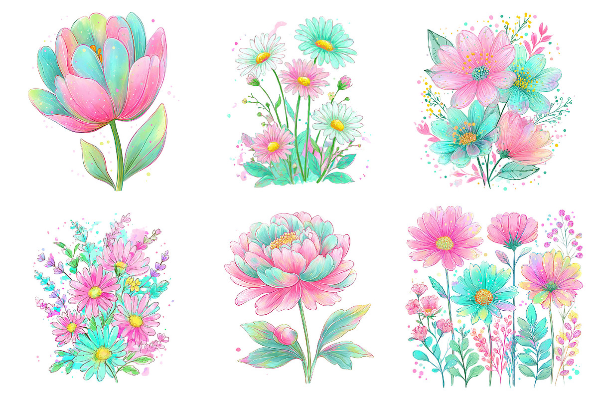 Floral Summer Png, Summer Vibes PNG, an Illustration by Daily.Designs (Photo 3 of 5)