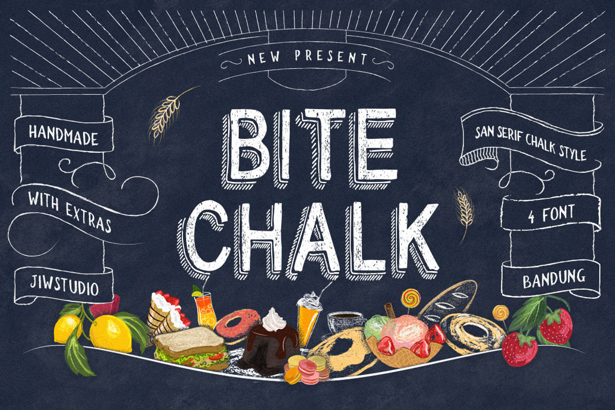3 IN 1 Chalk Fonts Bundle + Extras preview 7