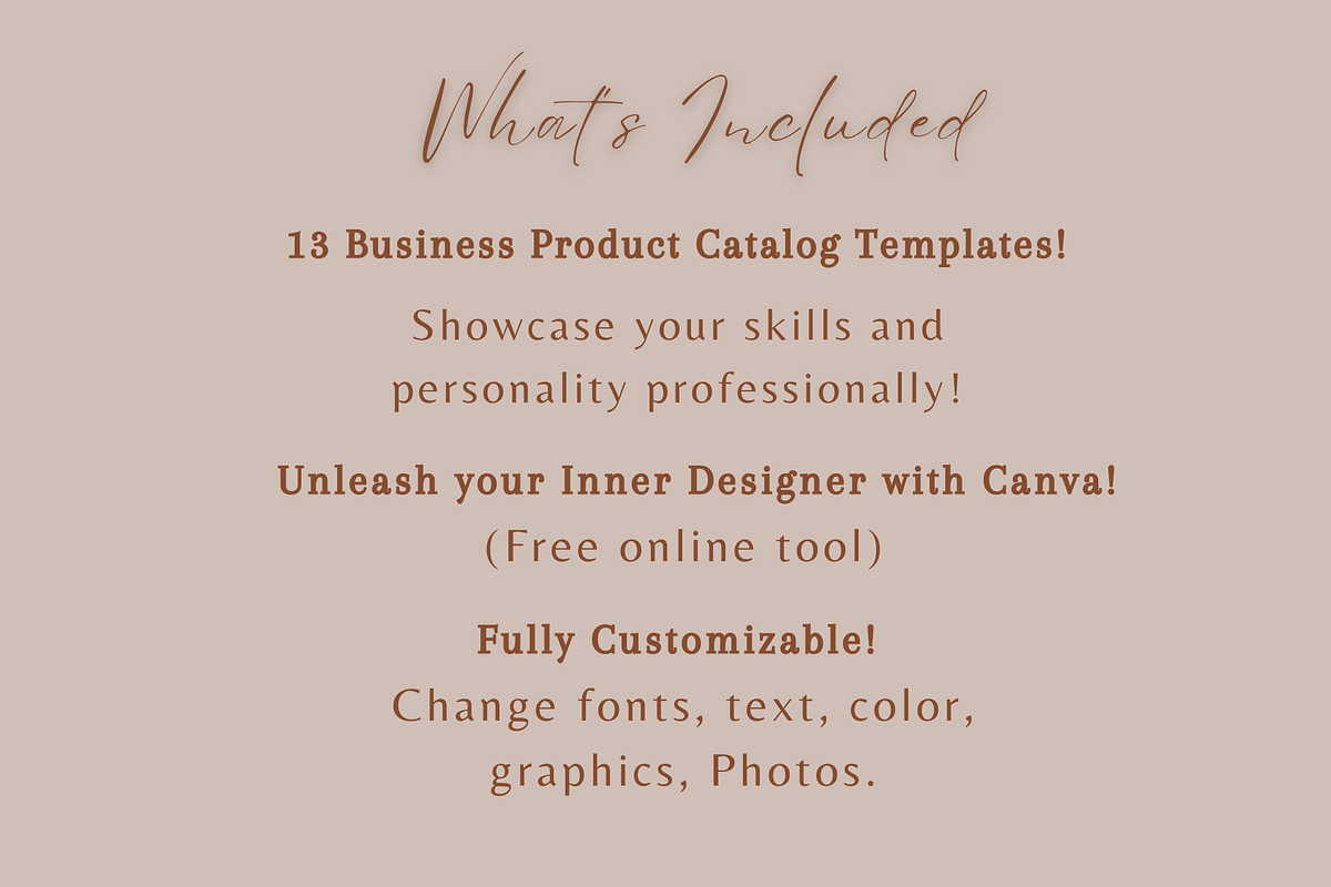 Product Catalog, Line Sheet Template, a Print Template by TheSimplySereneShop (Photo 7 of 8)