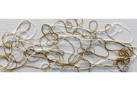 a simple abstract colorful rope, an Abstract Photo by Mikee's stuff
