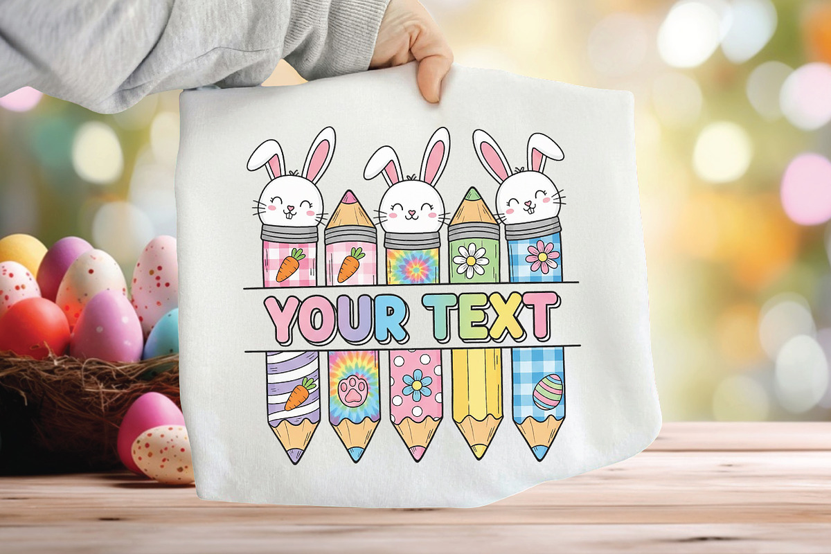 Easter Day Teacher PNG, an Illustration by CraftArtStudio (Photo 1 of 4)