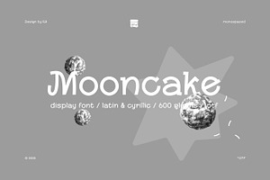 Mooncake - Display Font