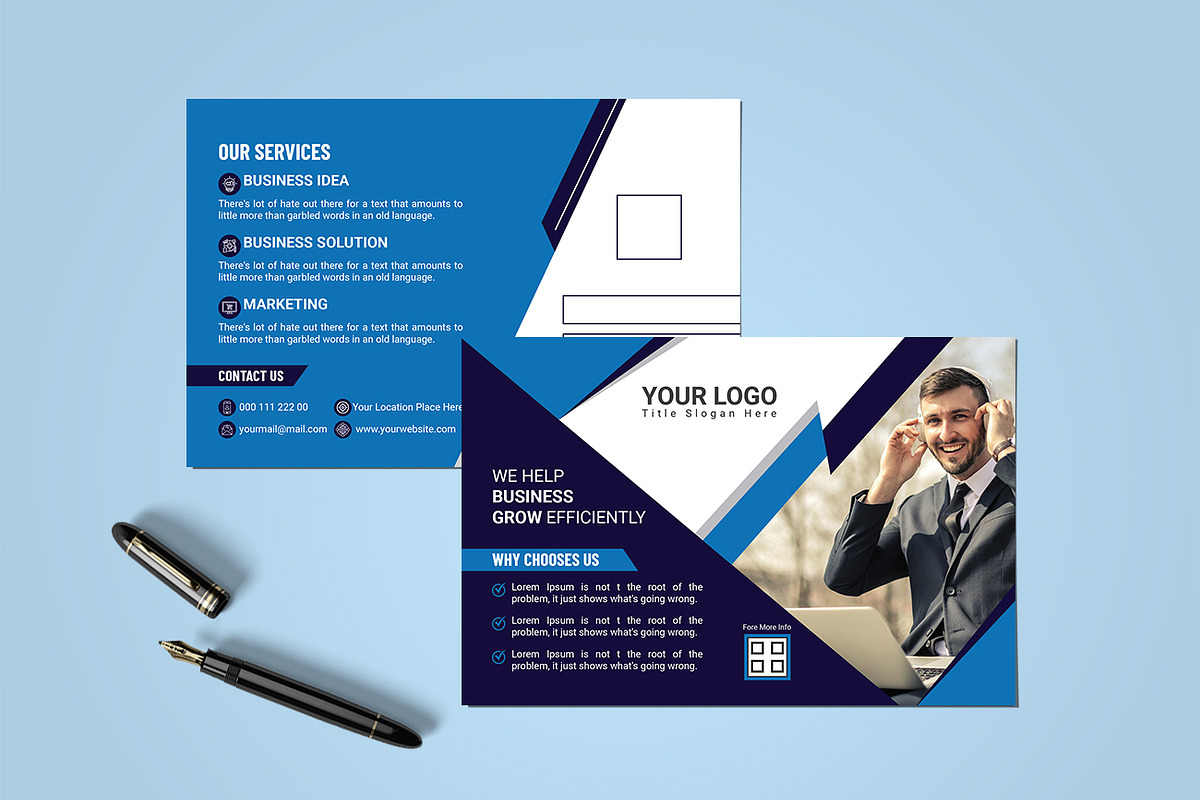 Postcard Design, a Card Template by Studio Retouch (Photo 4 of 4)