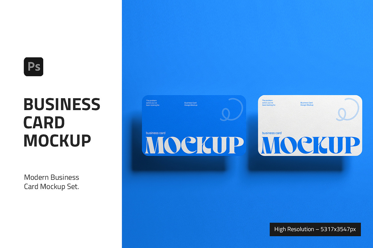 Business Card Mockup, an Advertising Mockup by PixelWink (Photo 3 of 3)