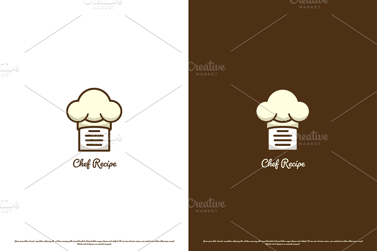 Food Recipe Logo Design Illustration, a Branding & Logo Template by Morvana Crew