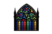 Gothic Church Window Frame Bundle, an Illustration by jahid234 (Thumbnail 14 of 31)