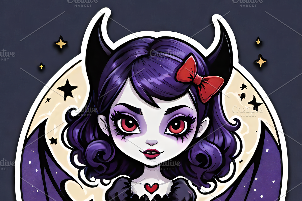 Gothic Chibi Witch Bundle, an Illustration by ETARA by Mea Hau (Photo 8 of 8)