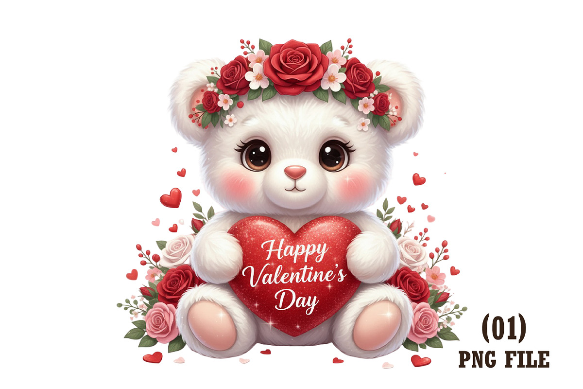 Valentines Day PNG, an Illustration by DreamArtGraphic (Photo 1 of 6)