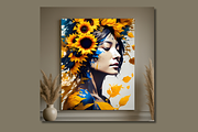 Sunflower Serenity Canvas Art Print, an Arts & Entertainment Photo by FakhiiDesigns (Thumbnail 1 of 5)
