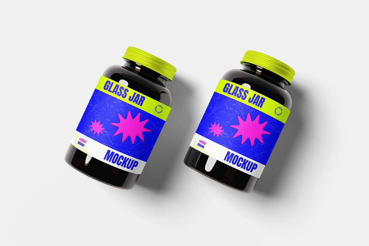Glass Jar Mockup, a Packaging Mockup by Hazzpro_Std (Photo 5 of 5)