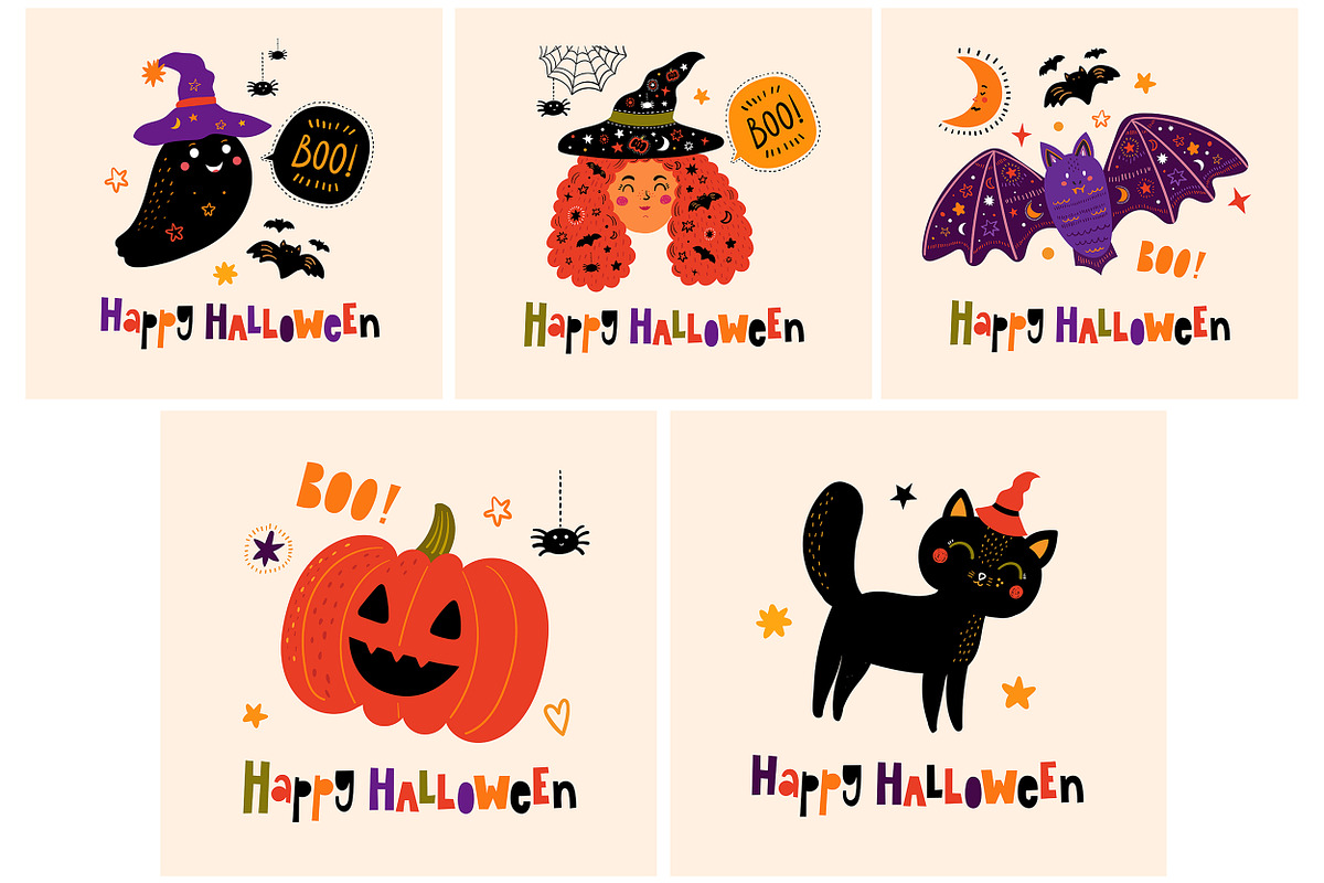 Happy Halloween!, a Seasonal Illustration by MoleskoStudio (Photo 3 of 6)