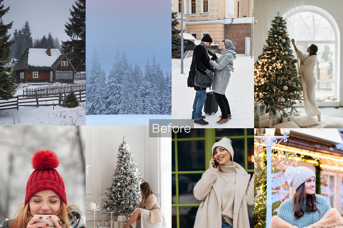 10 White Christmas Lightroom Presets, a Preset Add-On by RamsaGraphi (Photo 2 of 10)