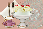 VINTAGE Tea Room Collage, an Object Graphic by Anzhelika (Thumbnail 9 of 11)