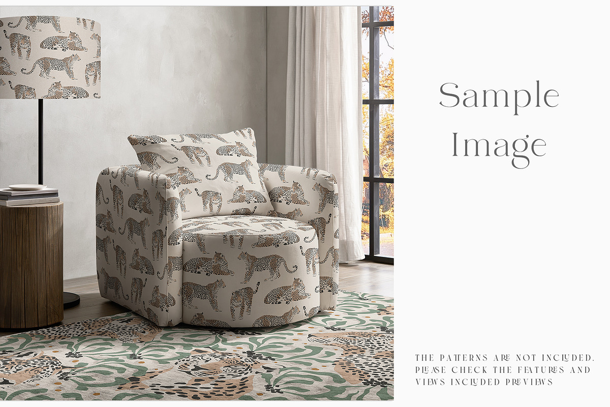 Armchair Upholstery Mockup, a Household Mockup by mock-ups (Photo 9 of 13)