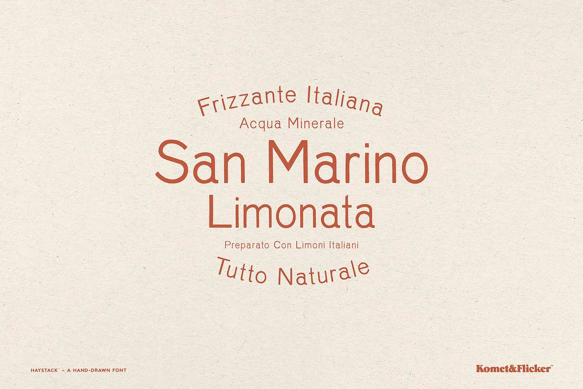 Haystack, a Sans Serif Font by Komet & Flicker (Photo 2 of 13)