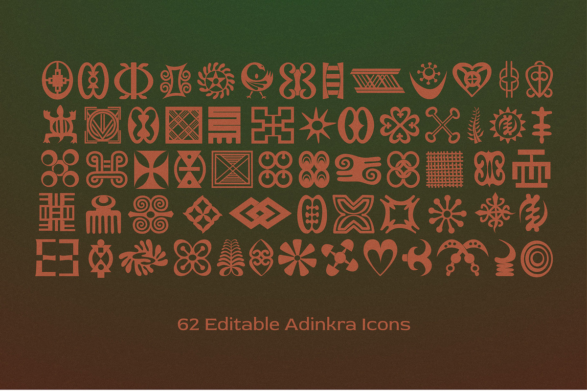 ADINKRA: Premium Icon Collection, a Solid Icon by YISHAII (Photo 2 of 8)