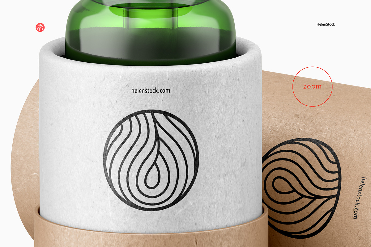 Dropper Bottle 10ml with Tube Mockup, a Cups & Container Mockup by HelenStock (Photo 8 of 9)
