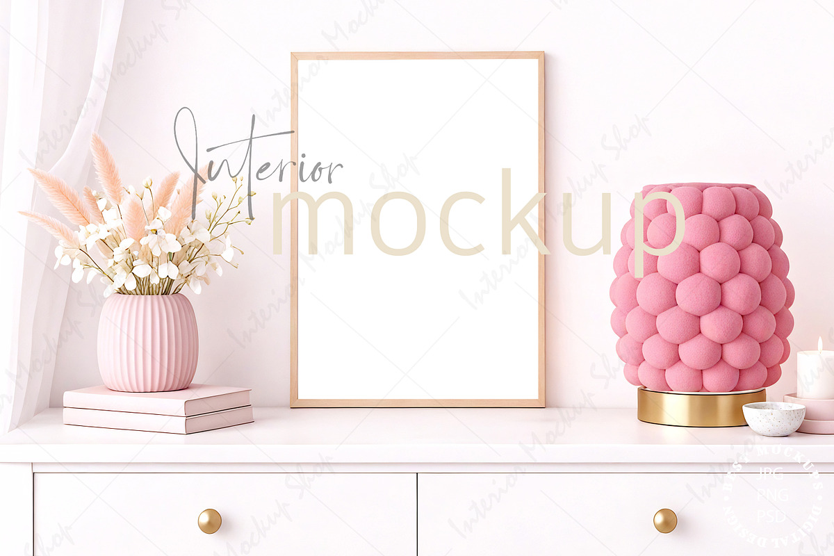 Frame Mockup Interior PSD JPG PNG, a Product Mockup by Mockup Shop (Photo 1 of 2)