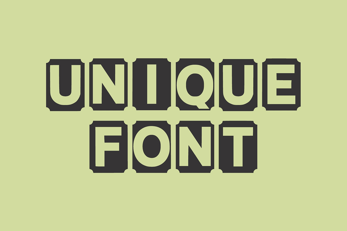Box Letter Font, a Symbol Font by Fourteen Letter (Photo 2 of 7)