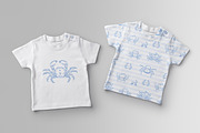 Crabs set + seamless patterns, an Animal Illustration by Good Studio (Thumbnail 14 of 14)